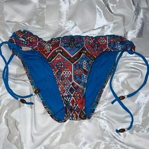 Patterned Bathing Suit Bottom